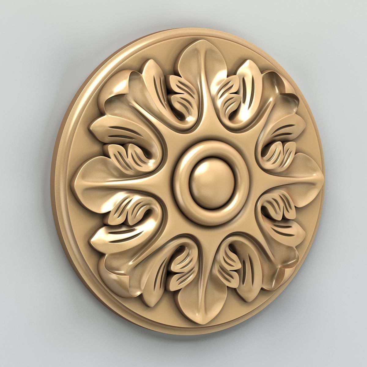 Round Rosettes collection 01 3D model_21