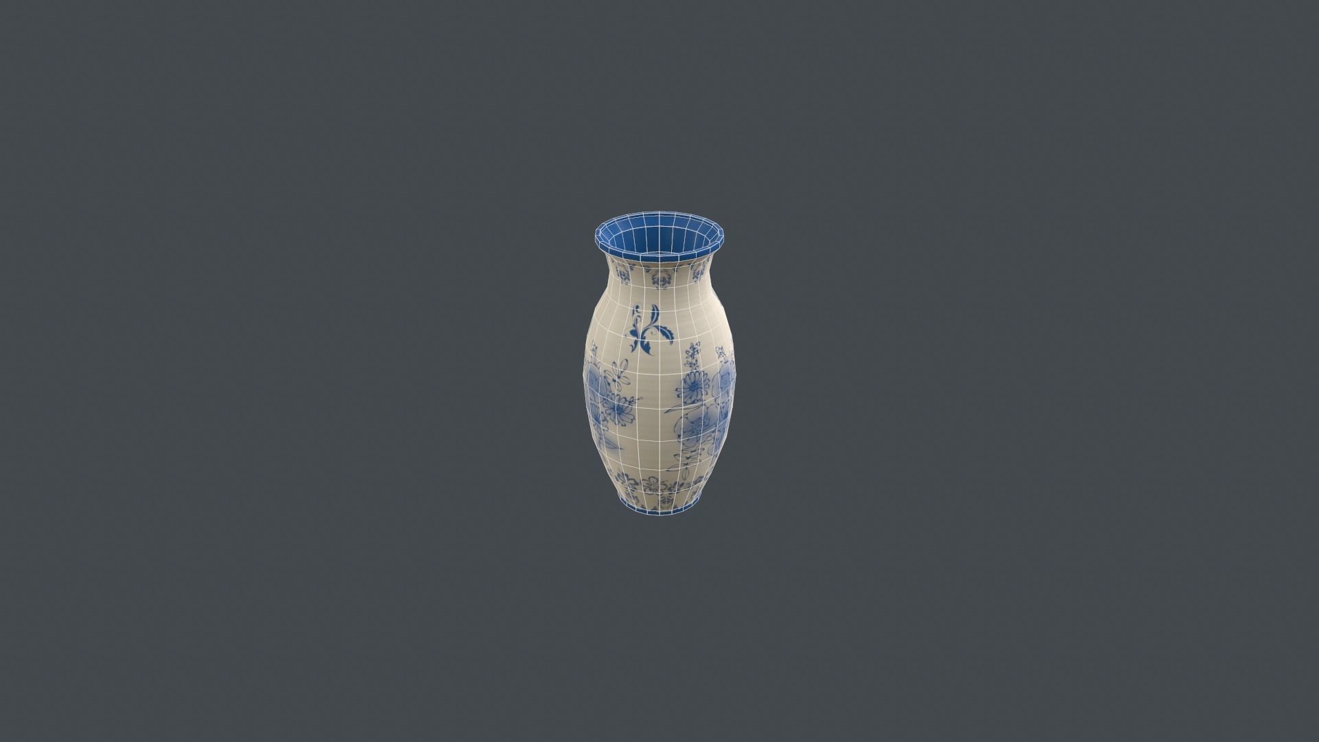 Game Ready Vase bottle Low-poly 3D model_1