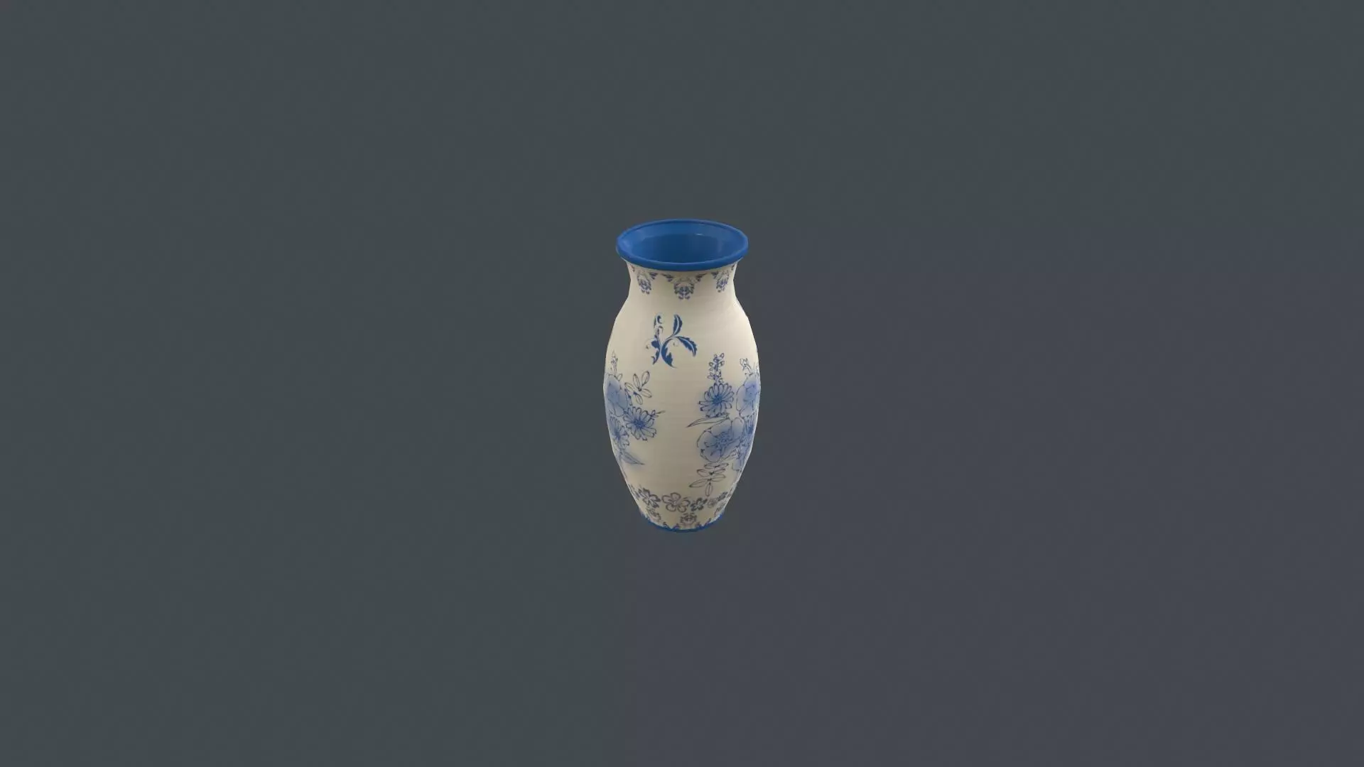Game Ready Vase bottle Low-poly 3D model_0