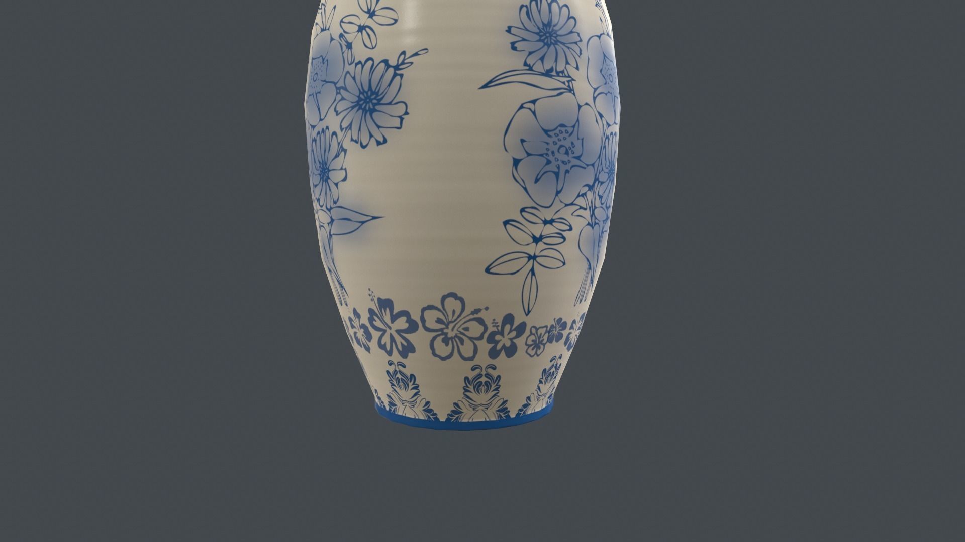 Game Ready Vase bottle Low-poly 3D model_6