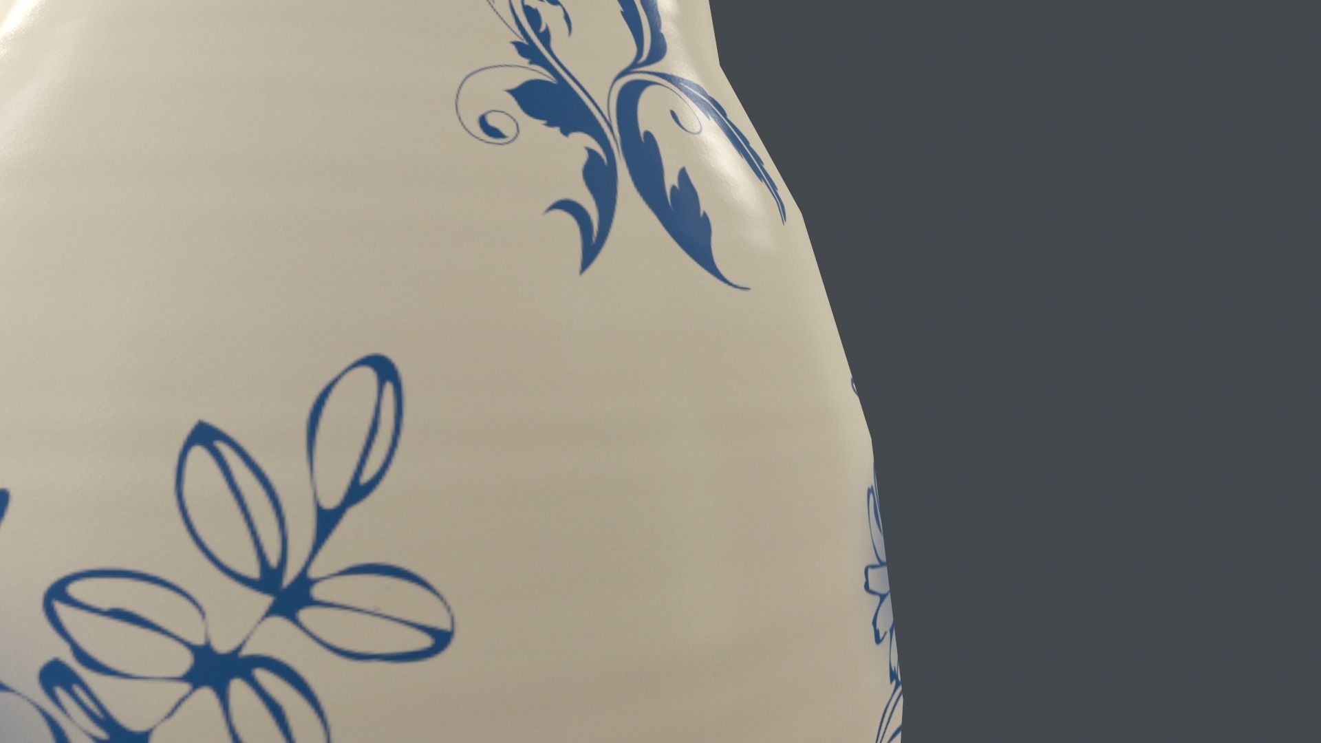 Game Ready Vase bottle Low-poly 3D model_5