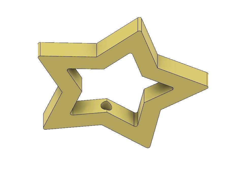 Rosalina Star Wand Piece 3D print model_2