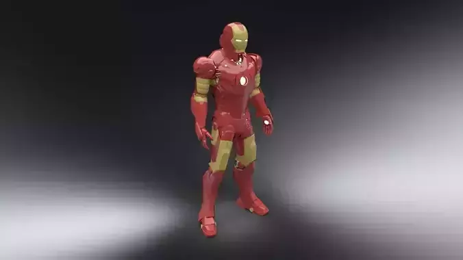 Ironman Rigged   3D model