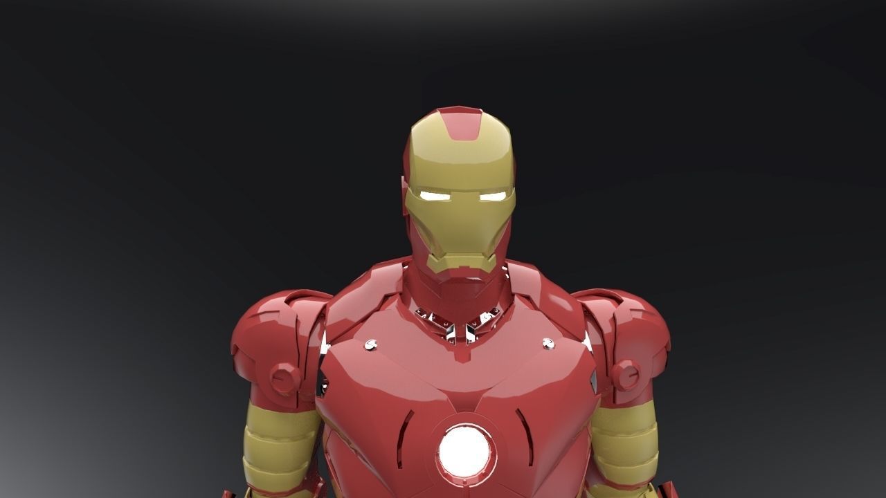 Ironman Rigged   3D model_1