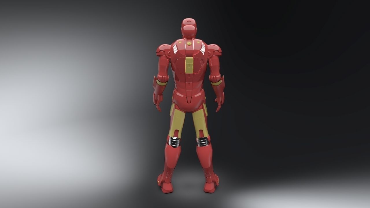 Ironman Rigged   3D model_2
