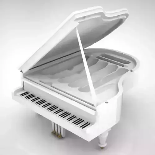 Piano humidor for cigare smoker 3D print model
