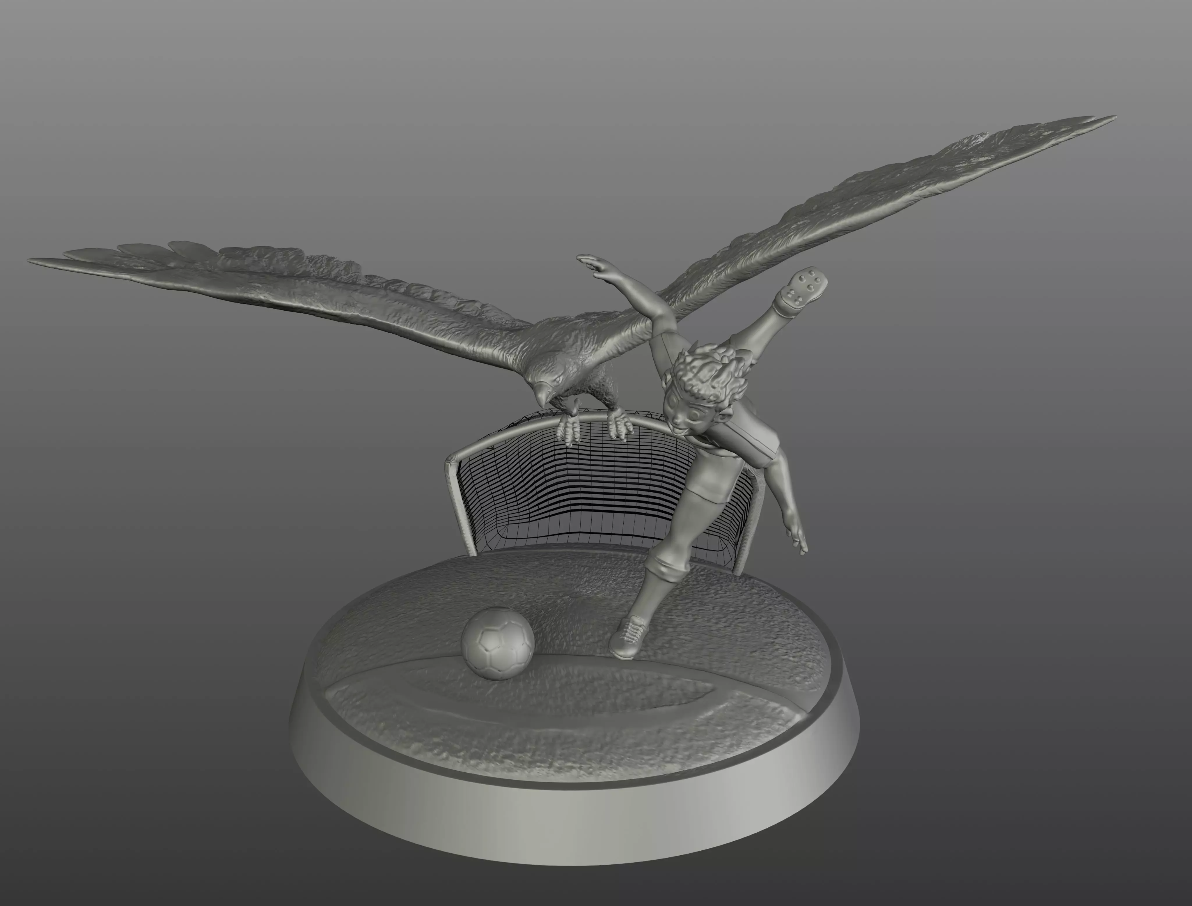 oliver atom captain tsubasa 3D print model_0