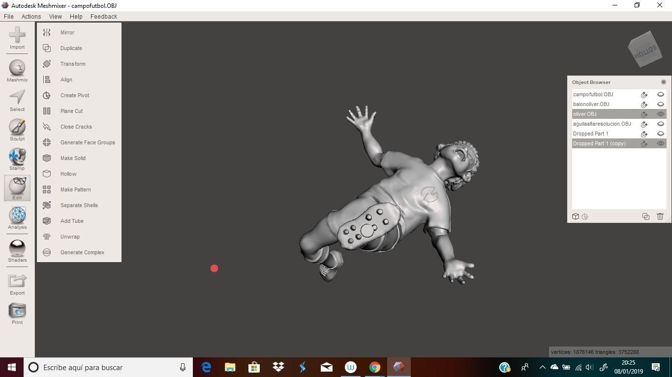 oliver atom captain tsubasa 3D print model_15