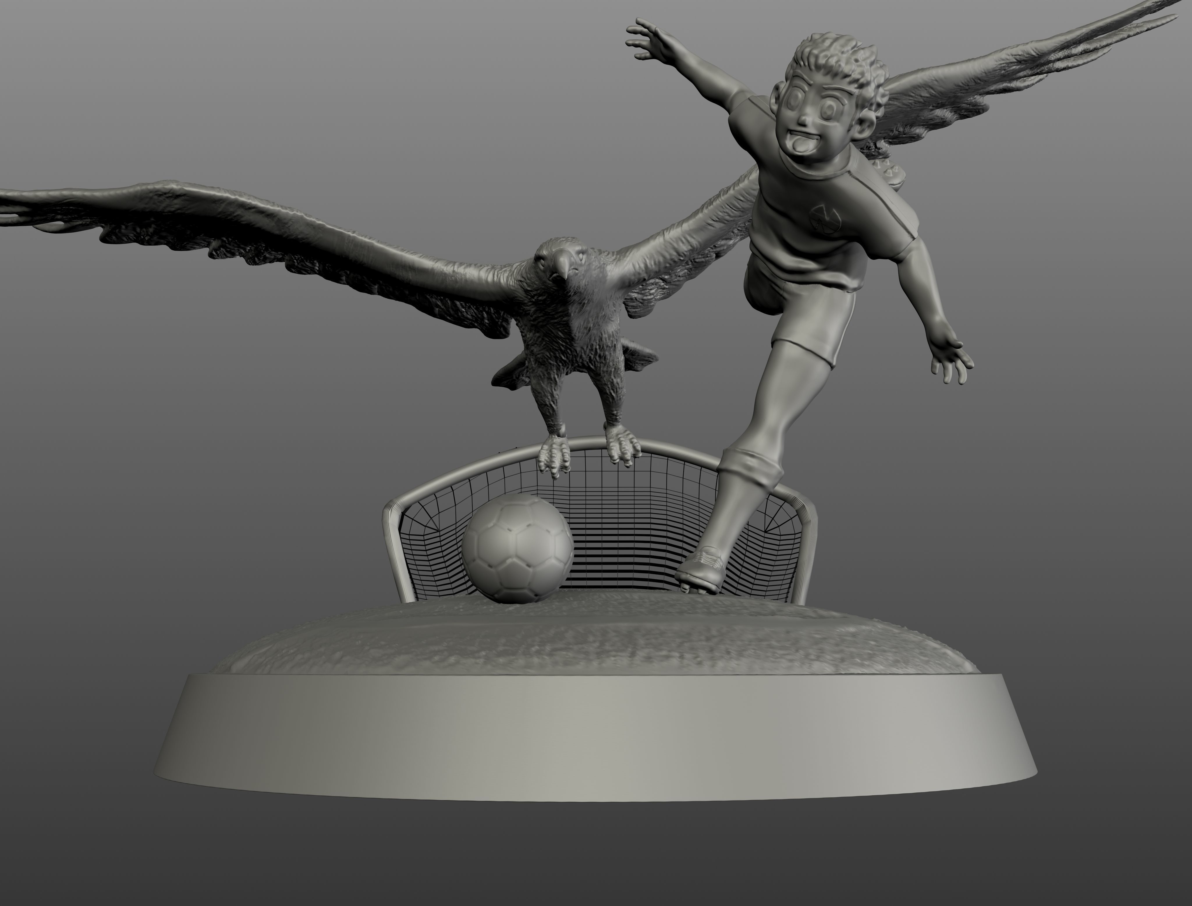 oliver atom captain tsubasa 3D print model_9