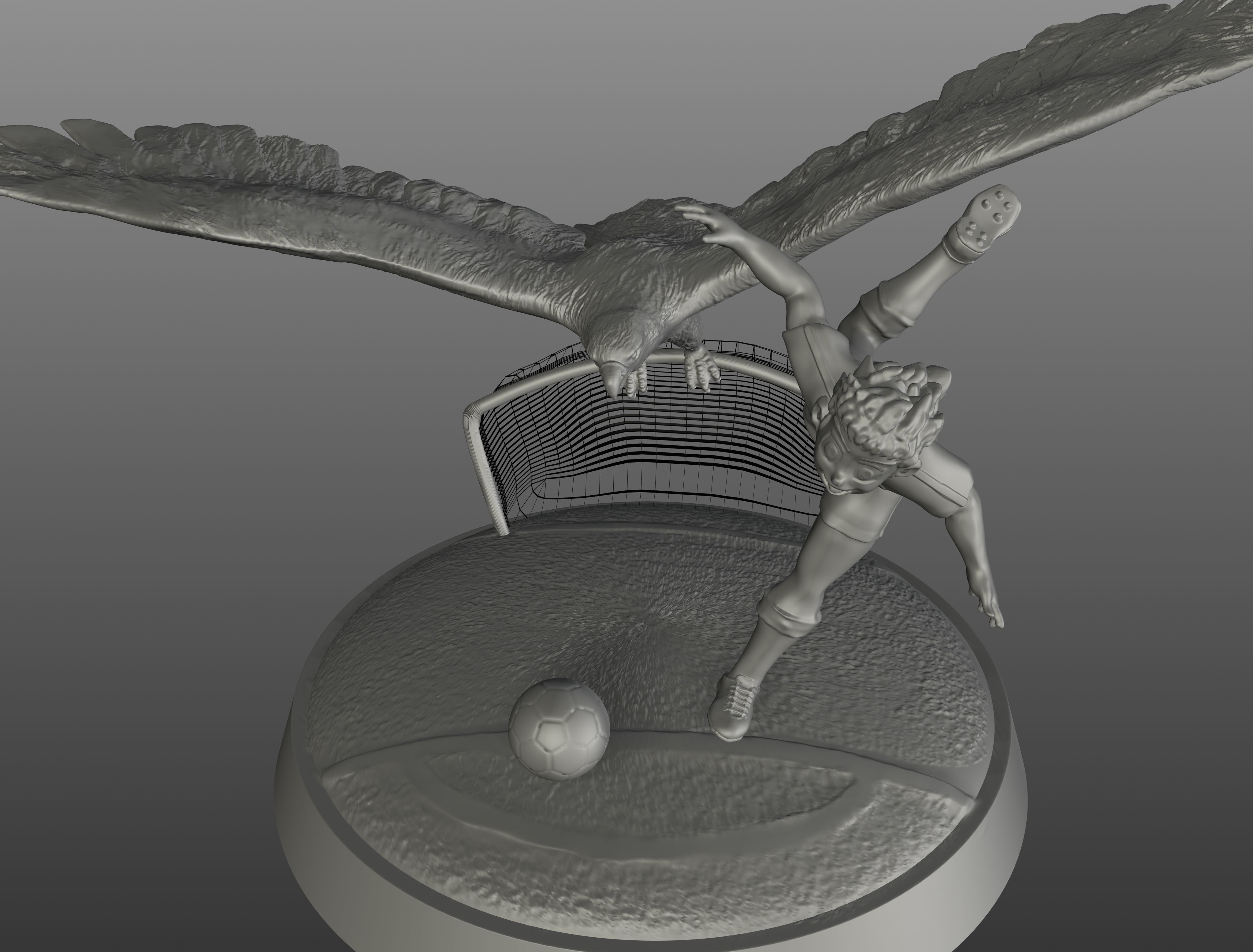 oliver atom captain tsubasa 3D print model_3