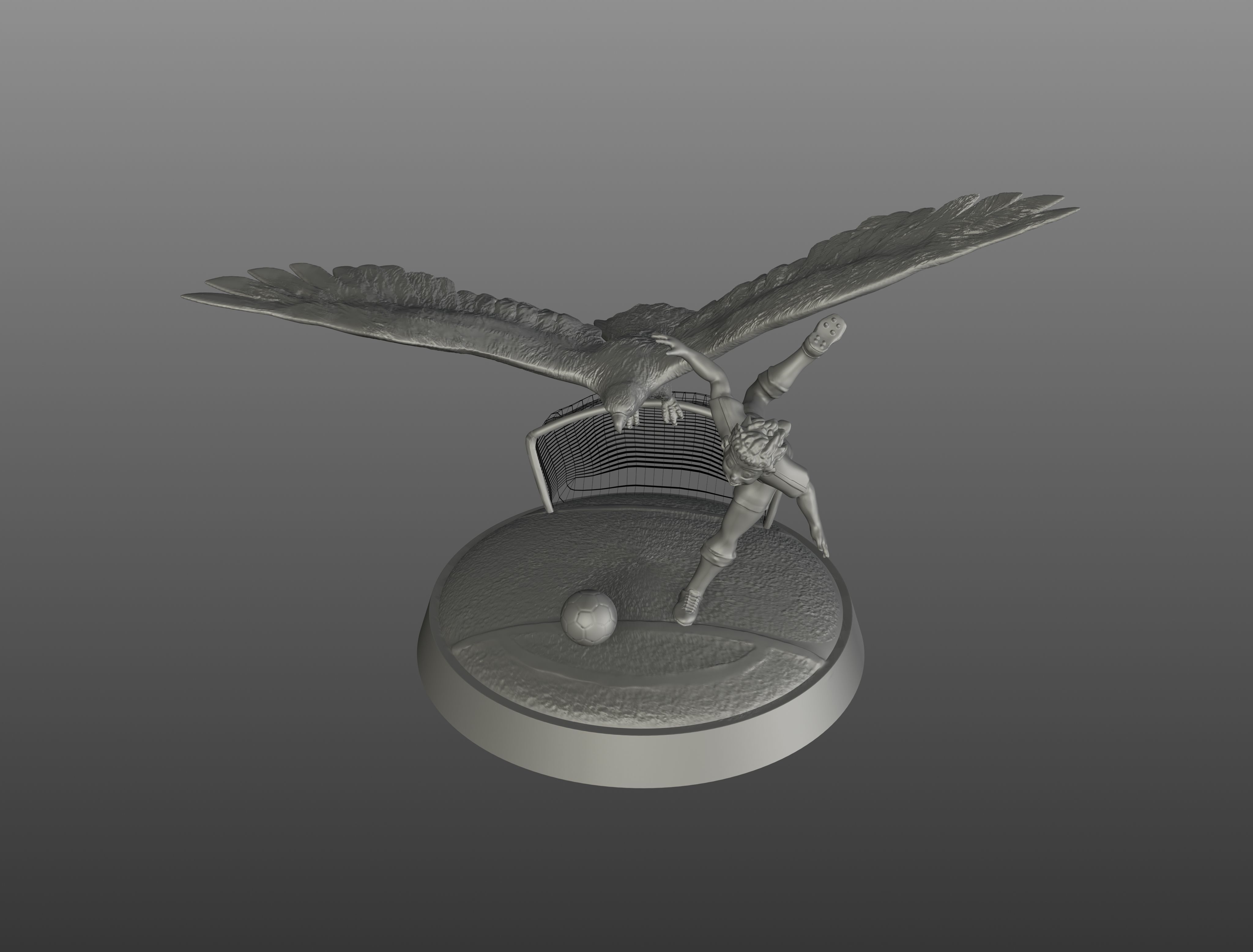 oliver atom captain tsubasa 3D print model_5