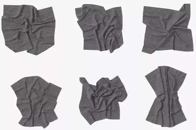 Fabric Set V3 3D model