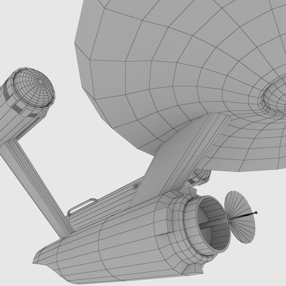 Star Trek - USS Enterprise 3D model Low-poly 3D model_5