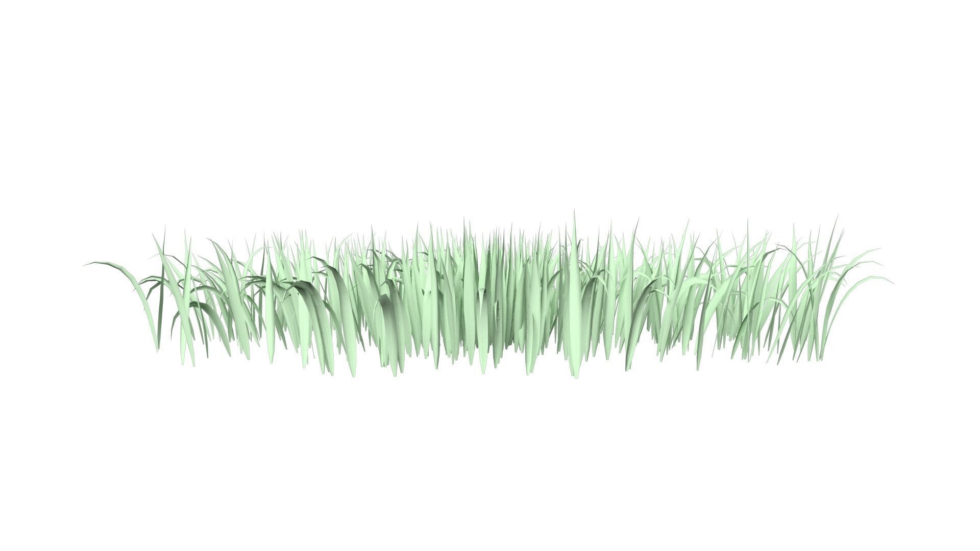 Grass 001 Free low-poly 3D model_3