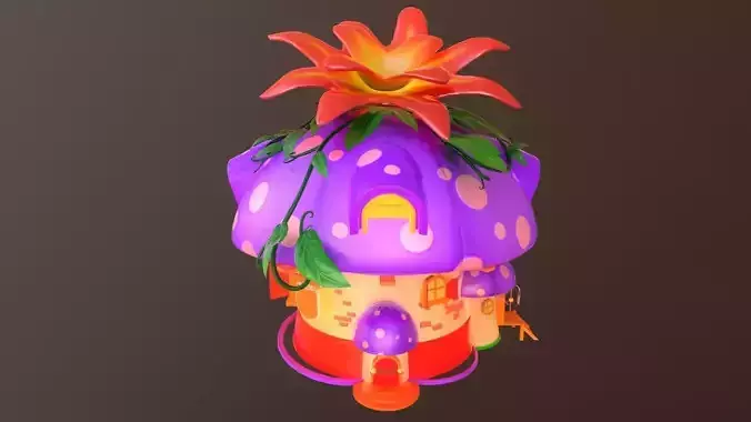 Asset - Cartoons - House - 3D model