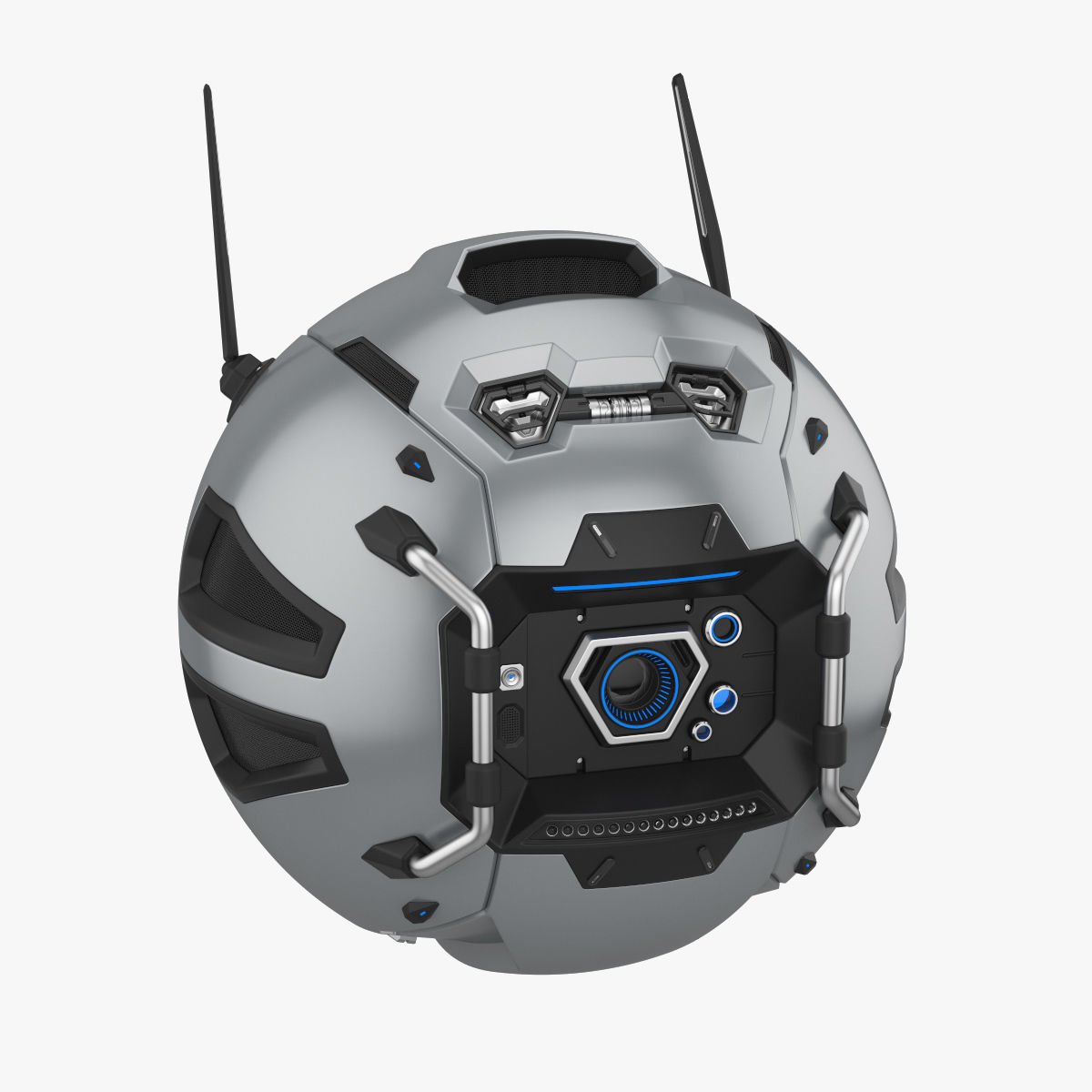 Sci-Fi Drone 3D model_2