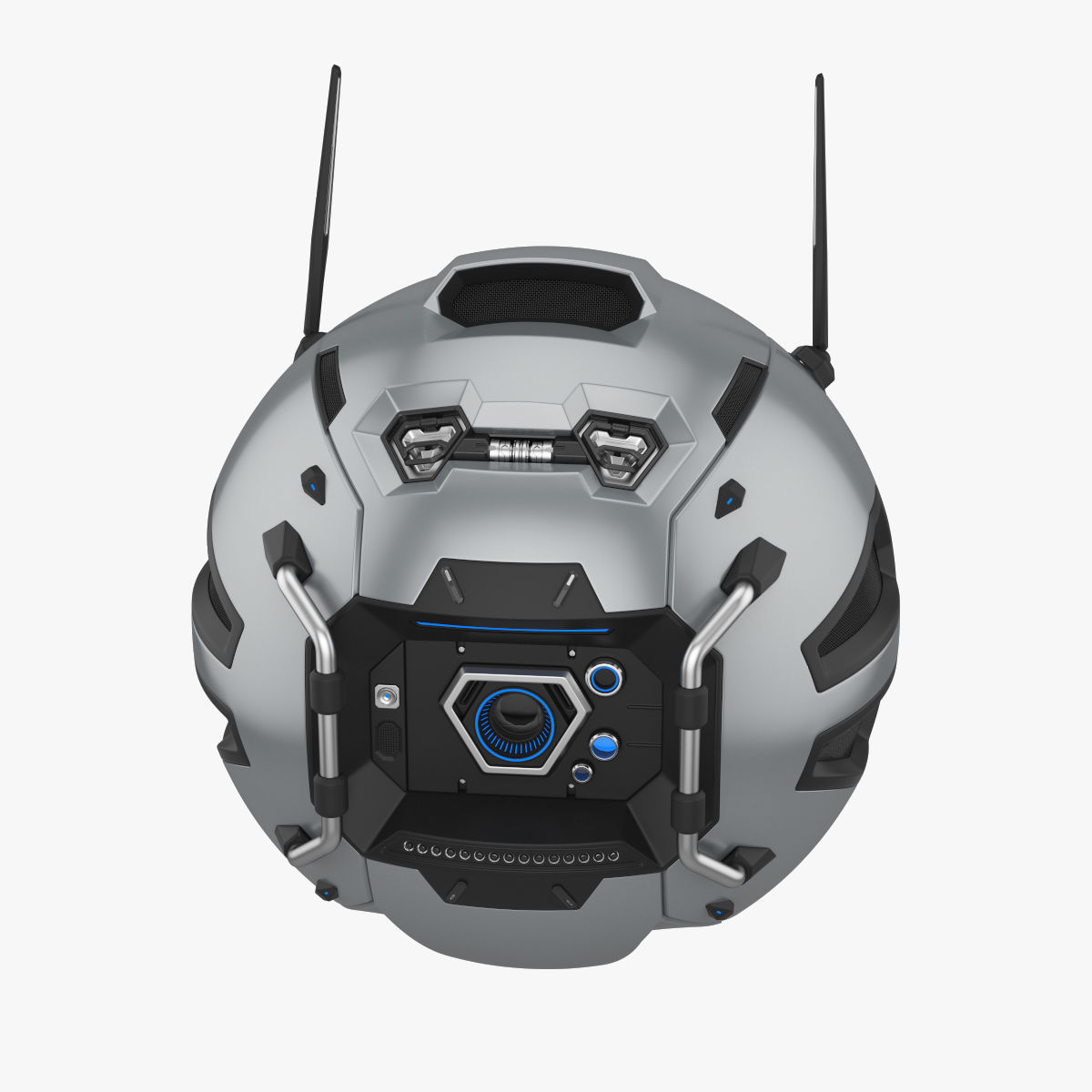 Sci-Fi Drone 3D model_5