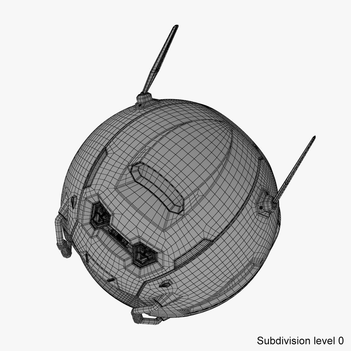 Sci-Fi Drone 3D model_19