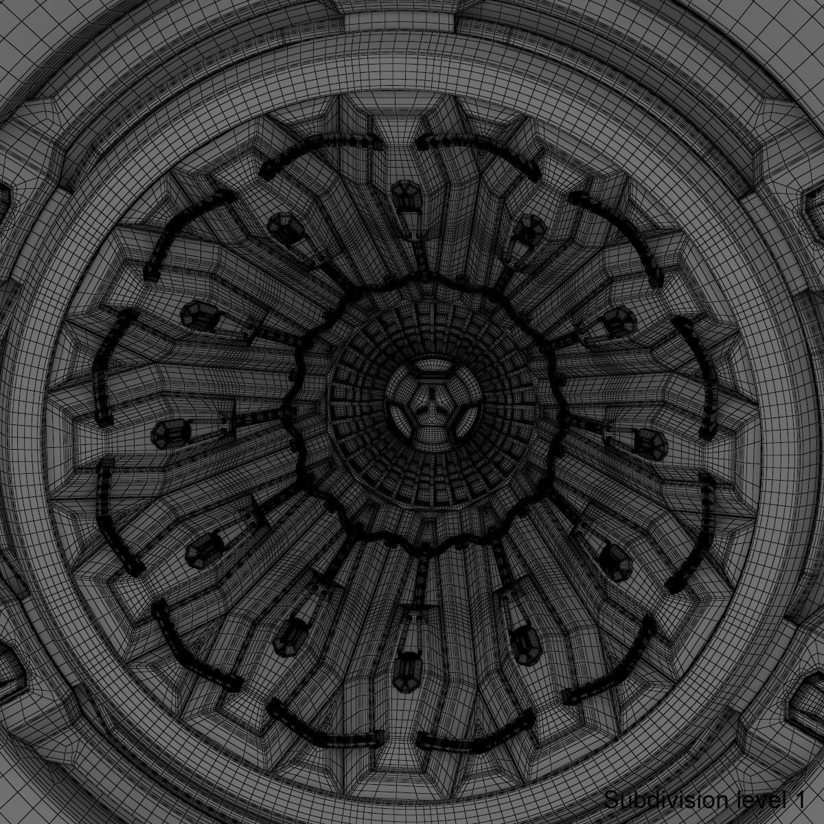 Sci-Fi Drone 3D model_24