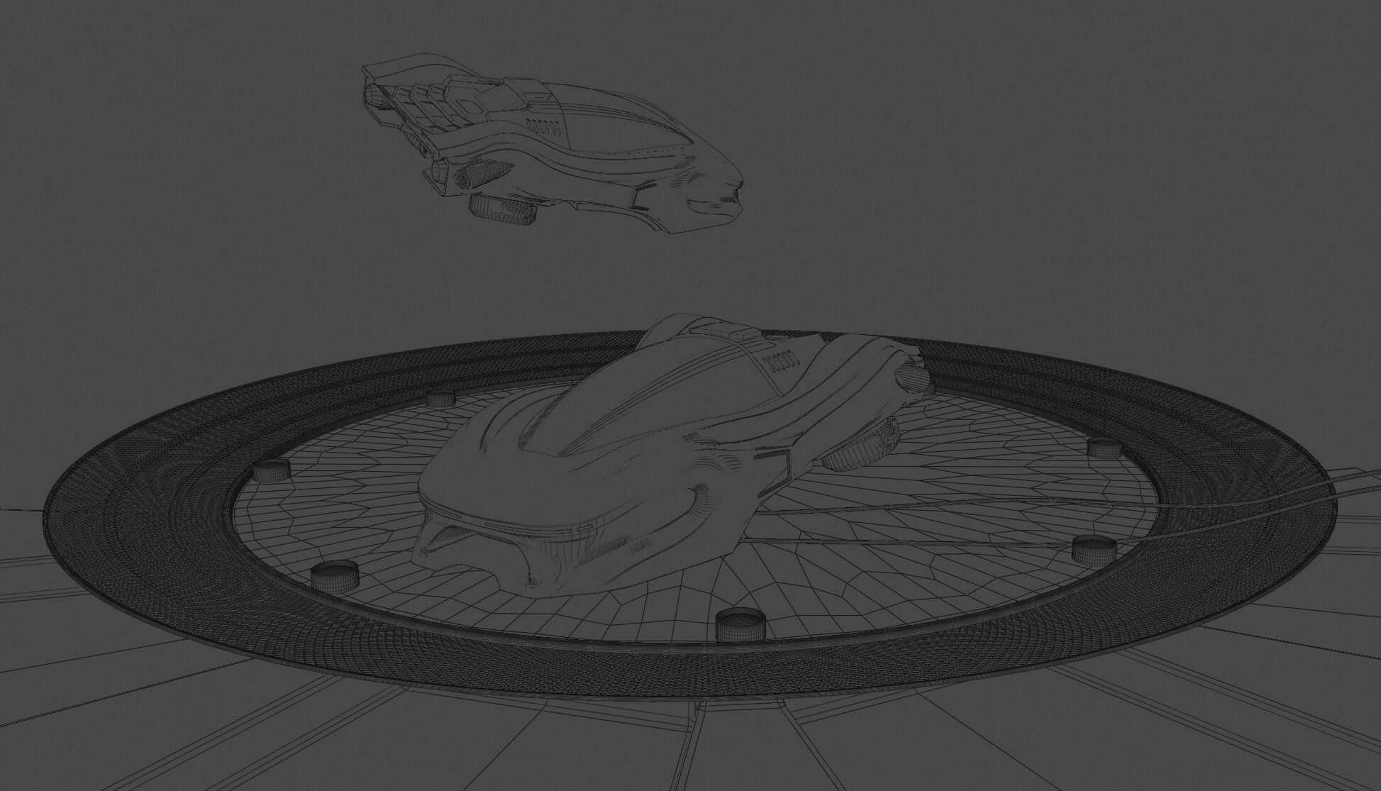 Sci Fi - Car 3D model_3