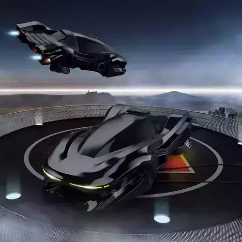 Sci Fi - Car 3D model