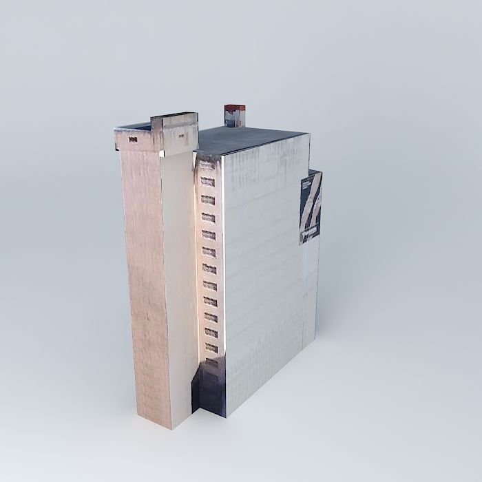 San Lorenzo building 1030 1038 Free 3D model_1