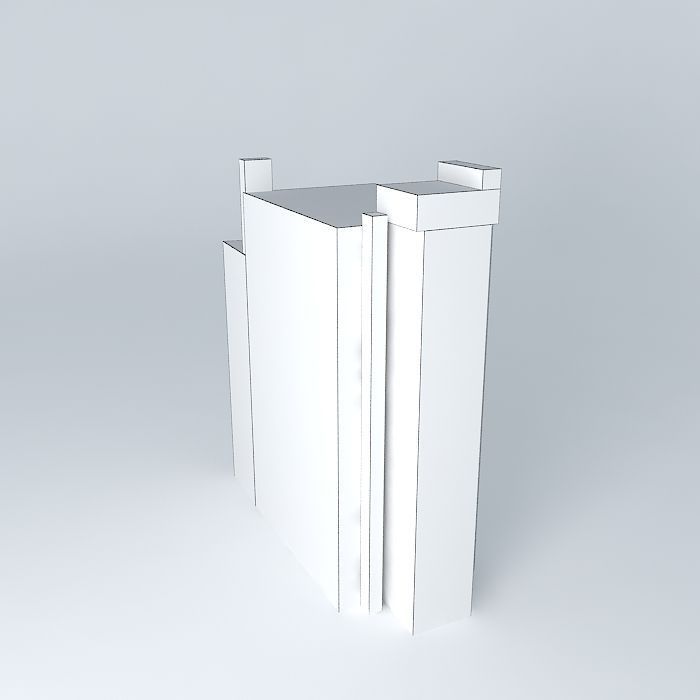 San Lorenzo building 1030 1038 Free 3D model_4