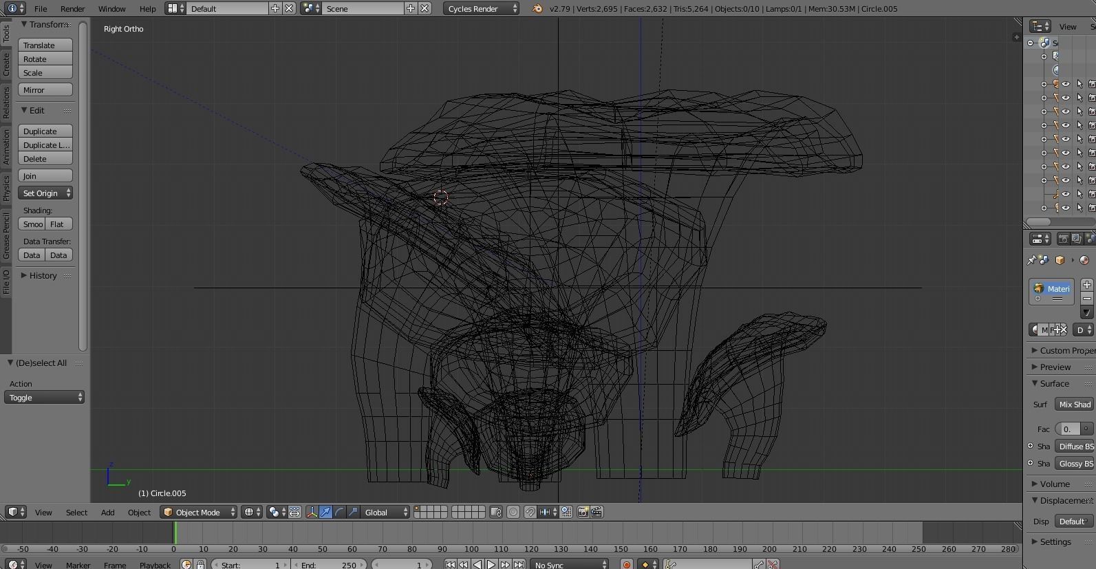 Shrooms 1 mushroom Low-poly 3D model_1