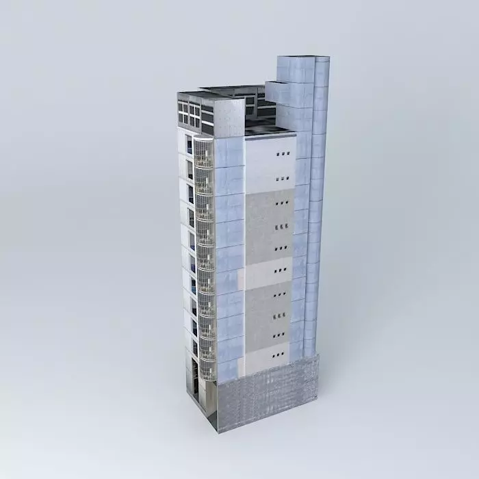 Building San Martin 901 09 Free 3D model