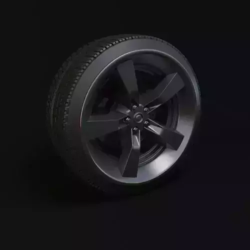 tyre hubs wheel Free 3D model