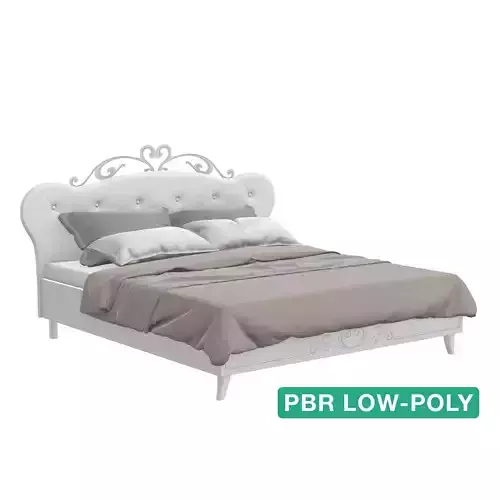 Bed - Tejat -  Low-poly 3D model