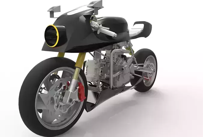 Ducati Cafe Racer 3D model