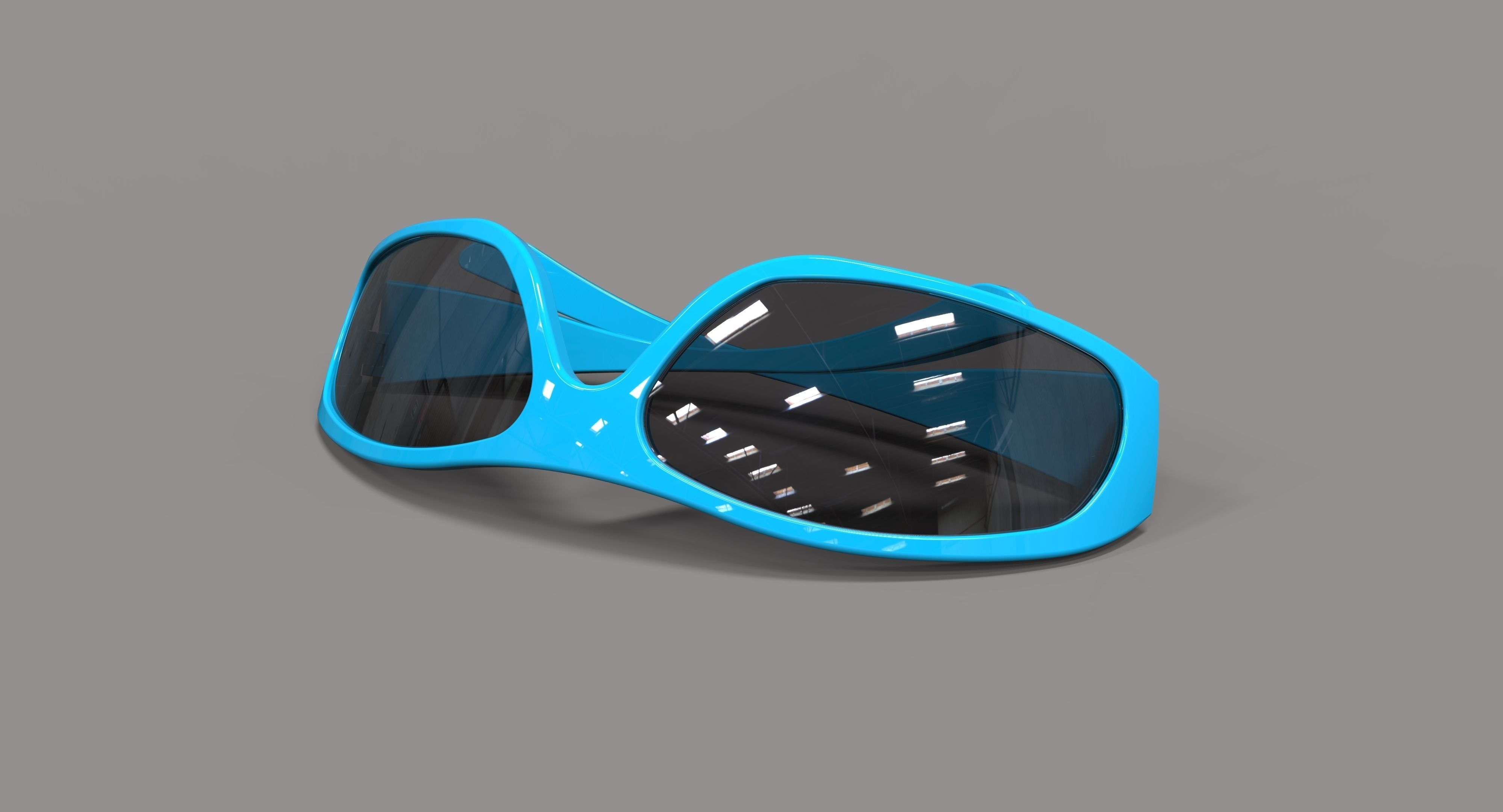 Sun glasses 3D model_8