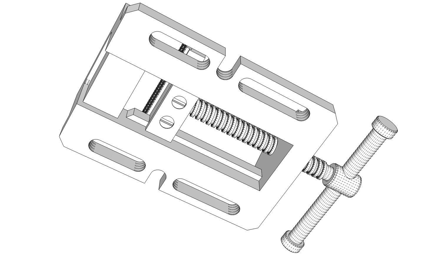 Drill Press Vise 3D model_17