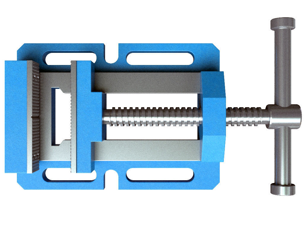 Drill Press Vise 3D model_8