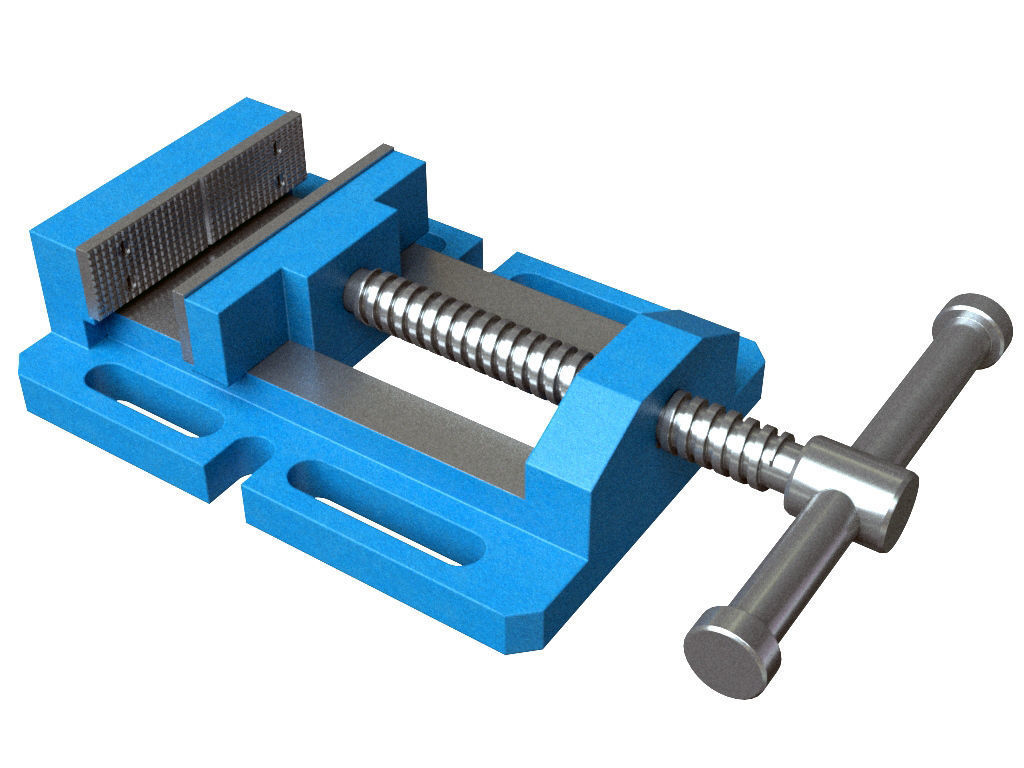 Drill Press Vise 3D model_6