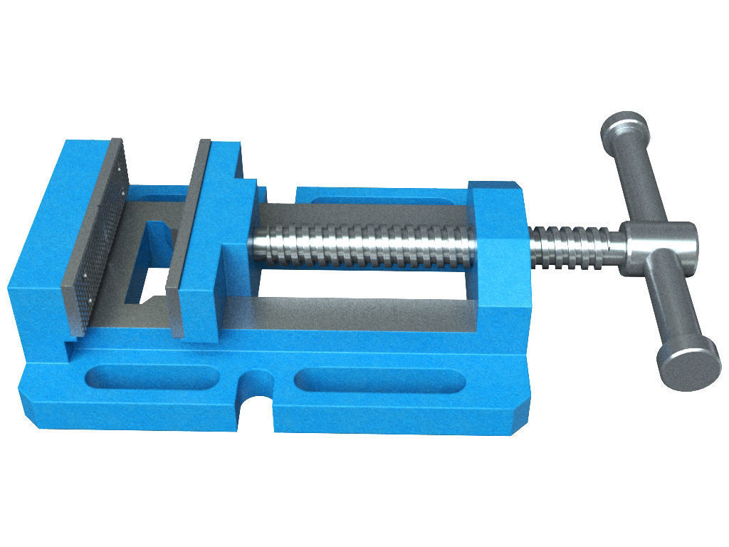 Drill Press Vise 3D model_7