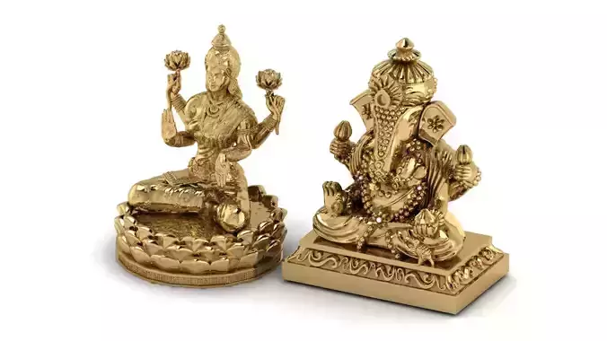 Lakshmi ji Ganesh ji model