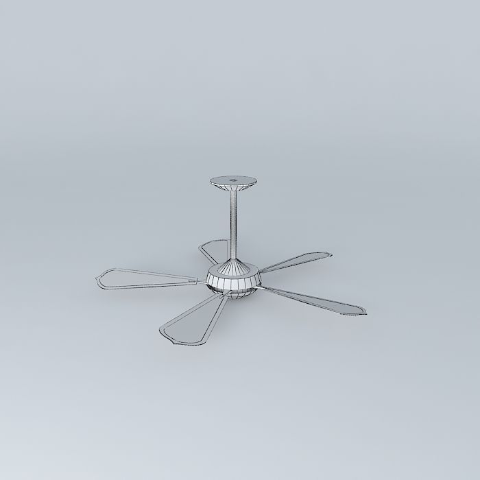 Ceiling Fan Free 3D model_4