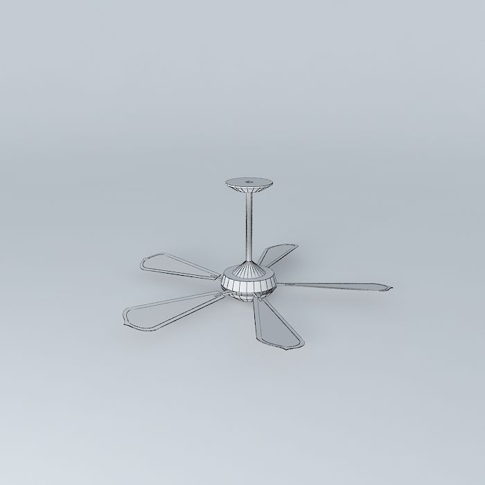 Ceiling Fan Free 3D model_3