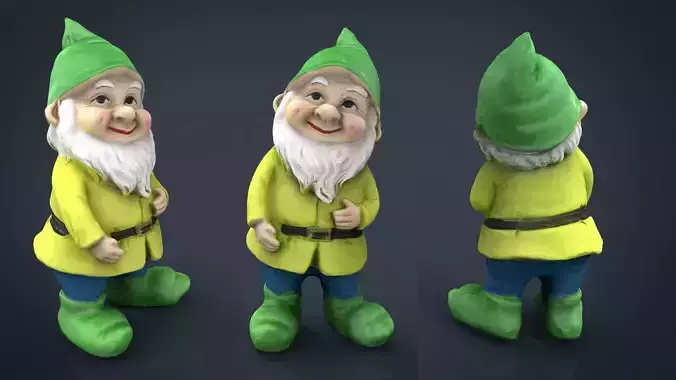 Garden Gnome 4 3D model