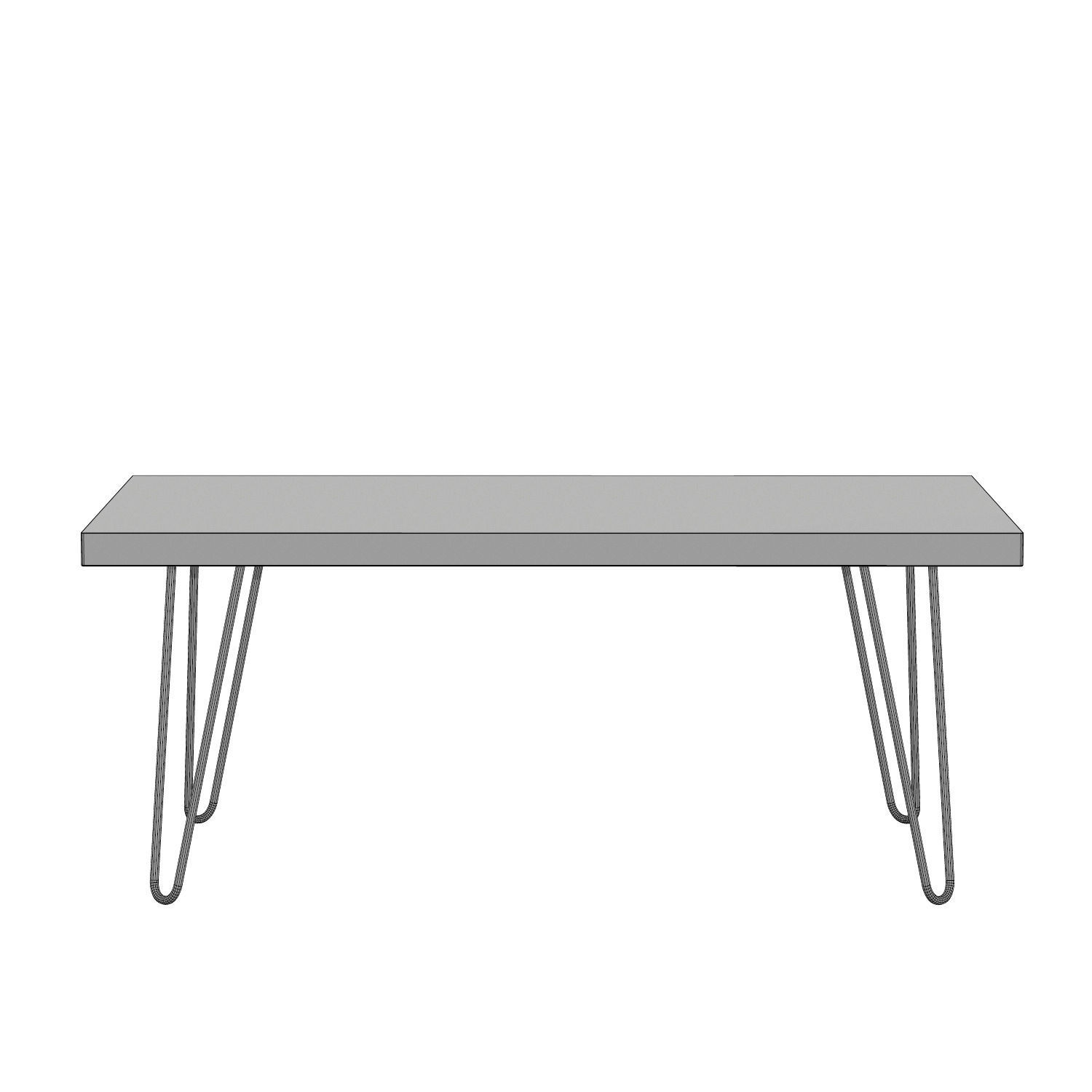 Sidetable - Muscida -  Low-poly 3D model_2