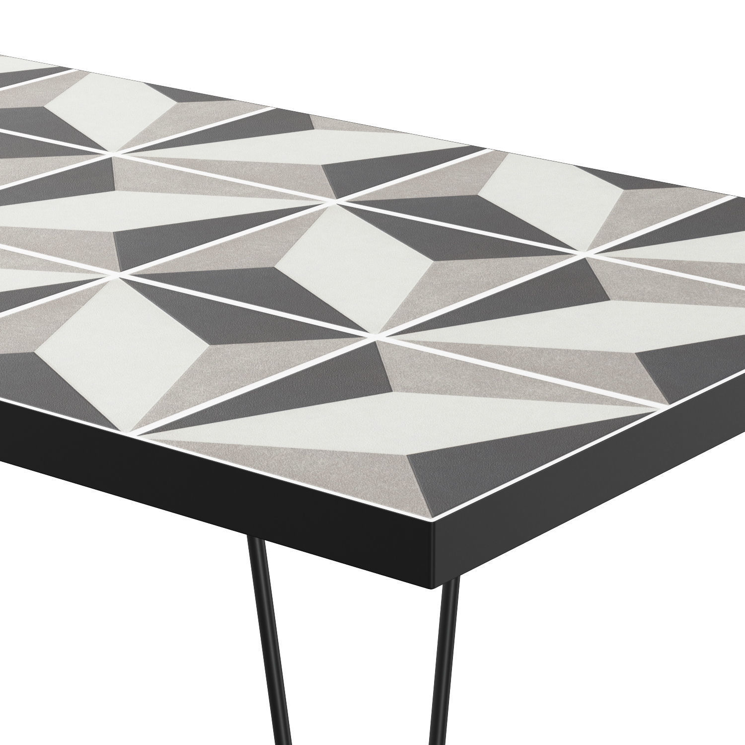 Sidetable - Muscida -  Low-poly 3D model_3