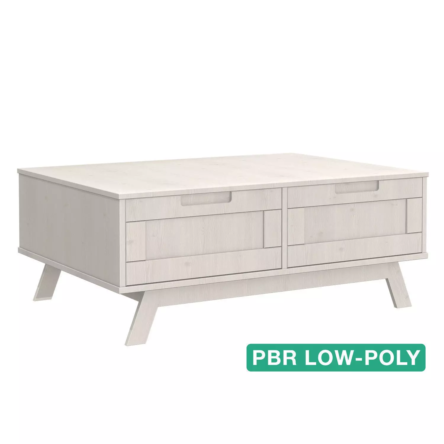 Sidetable - Phecda -  Low-poly 3D model_0