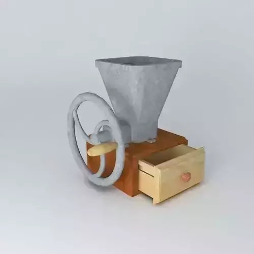 Hand Coffee Grinder Free 3D model