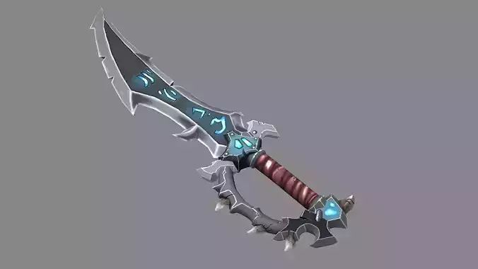 Sword Low poly model Low-poly 3D model