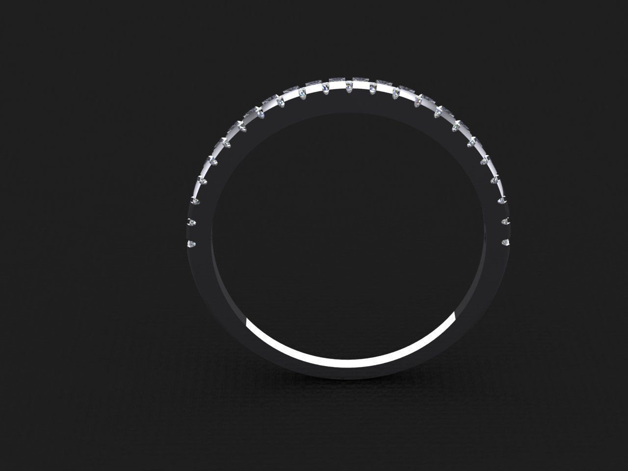 eternity ring 3D print model_5