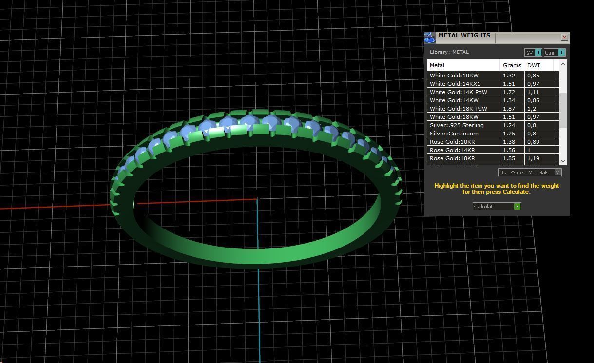 eternity ring 3D print model_7