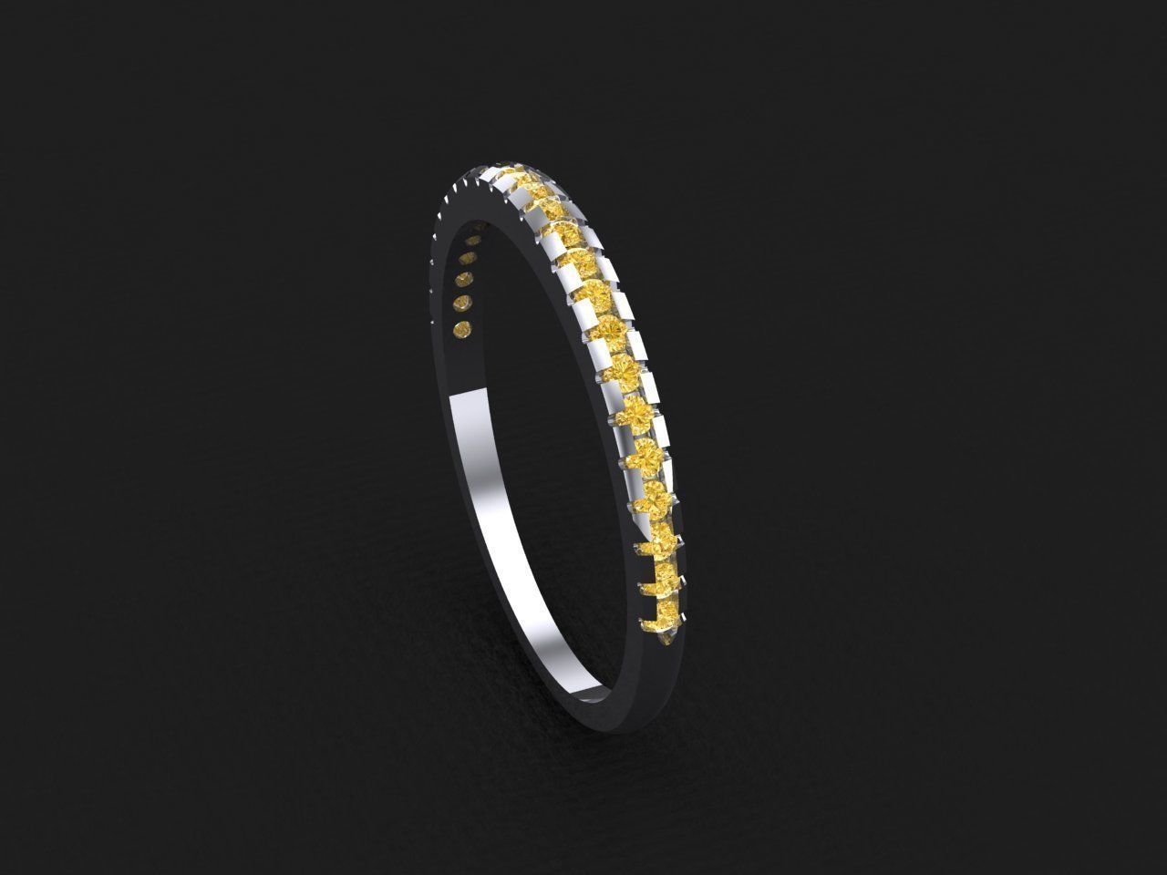 eternity ring 3D print model_1