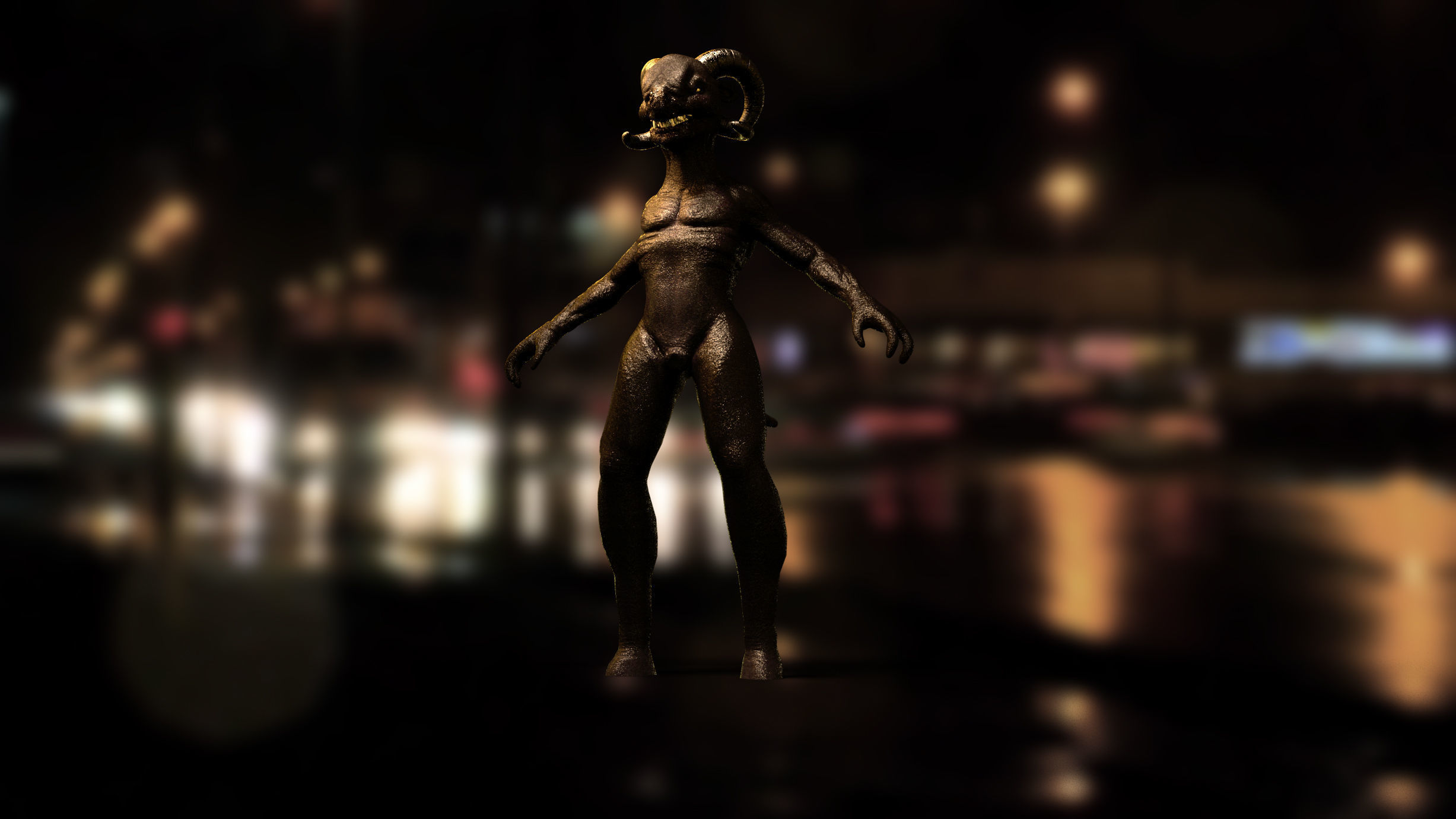 Black Demon model 3D model_1